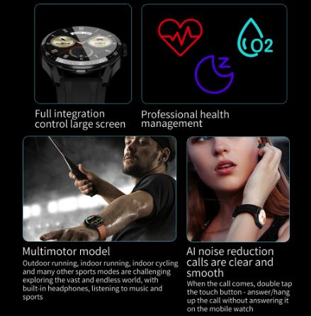 Hepu - 2-in-1 Smart Watch